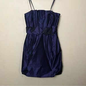 Max and Cleo Purple Formal Strapless‎ Dress size 4